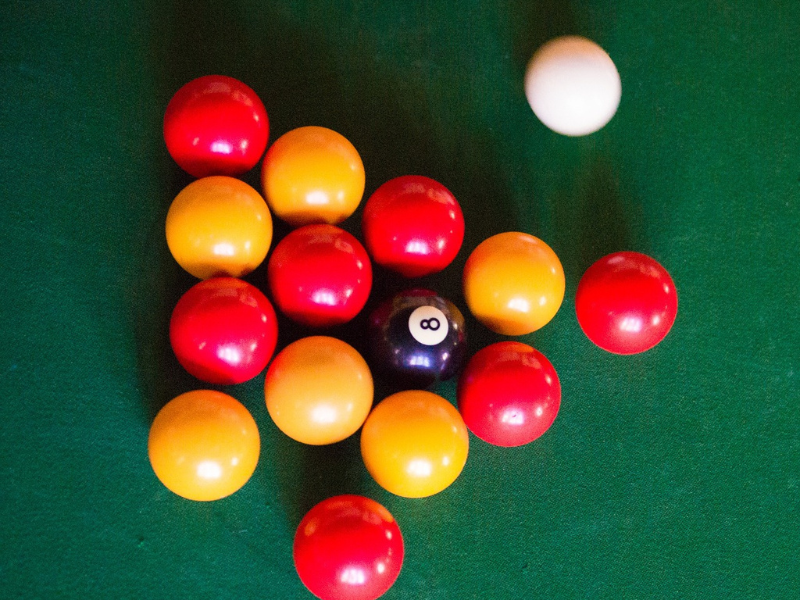 English pool balls