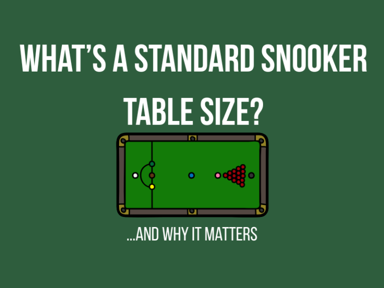 What’s a Standard Snooker Table Size… and Why It Matters