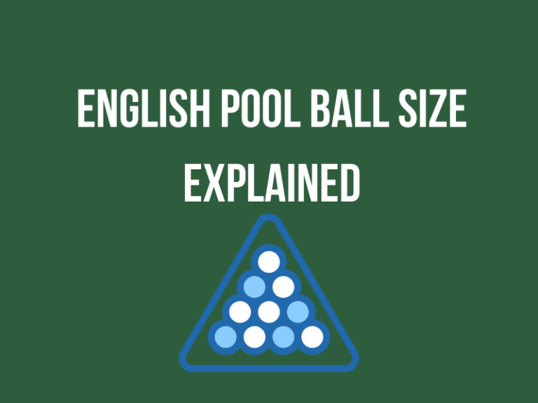 English Pool Ball Size Explained