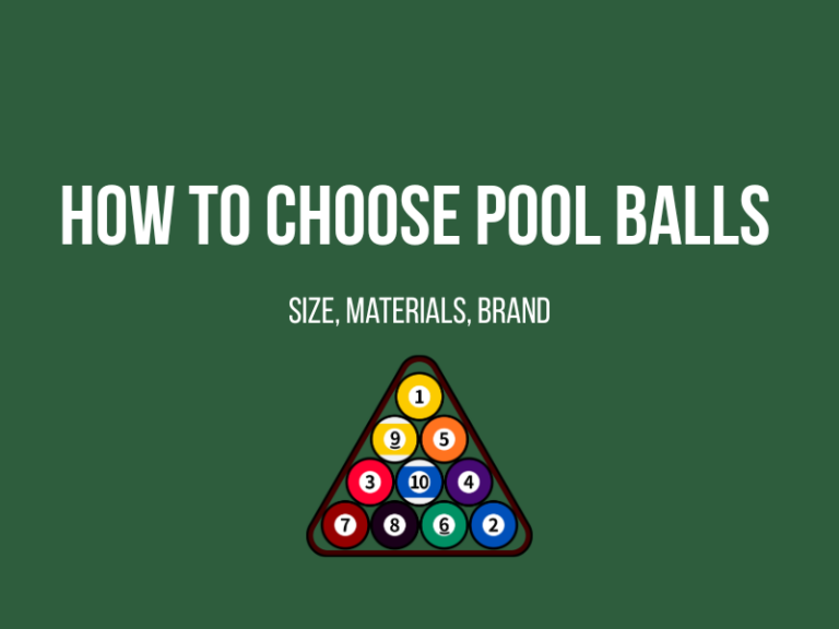 How to Choose Pool Balls: Size, Materials, Brands