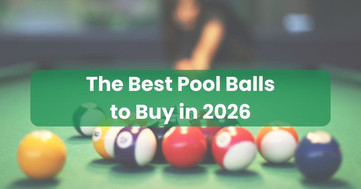 billiard balls clustered in the center of the table